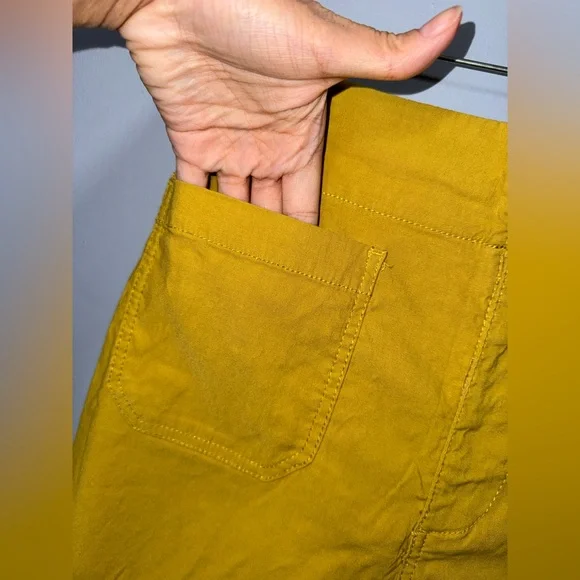 Maeve Anthropologie The Collette Cropped Wide Leg Linen blend pants 29 EUC - Picture 4 of 10